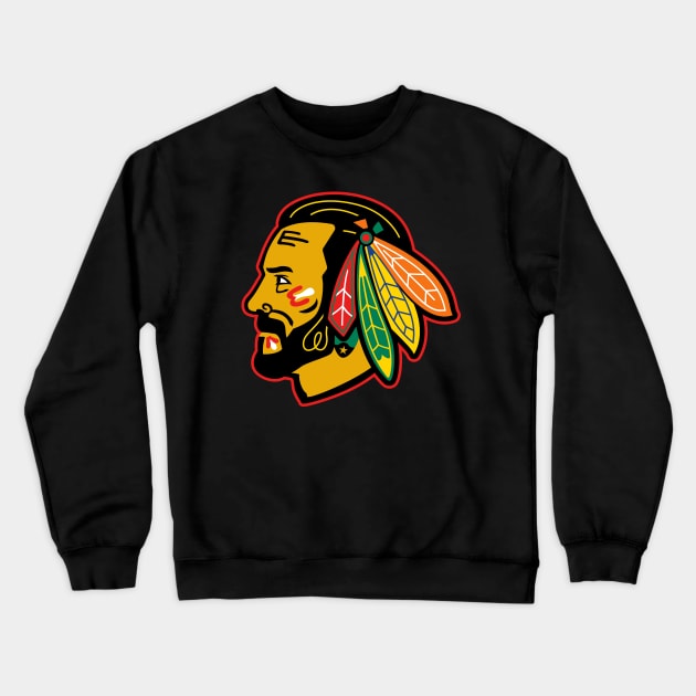 Punkhawks Crewneck Sweatshirt by Carl Cordes